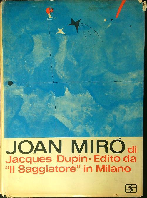 Joan Mirò - Jacques Dupin - copertina