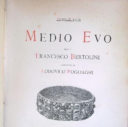 Medio Evo - F. Bertini - copertina