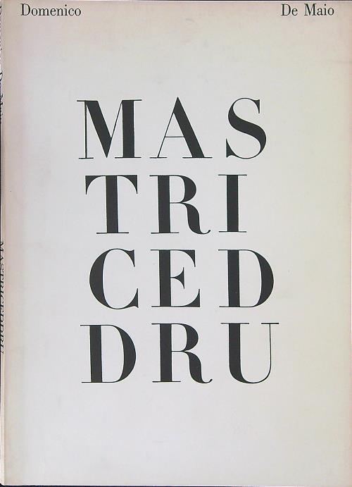 Mastricedru - Domenico De Maio - copertina