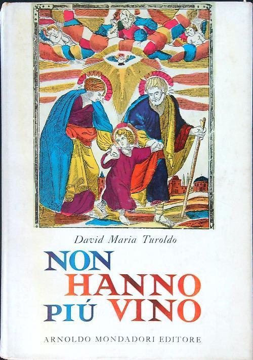 Non hanno più vino - David Maria Turoldo - copertina