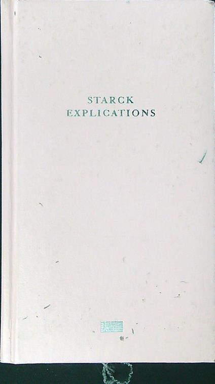 Starck explications - copertina