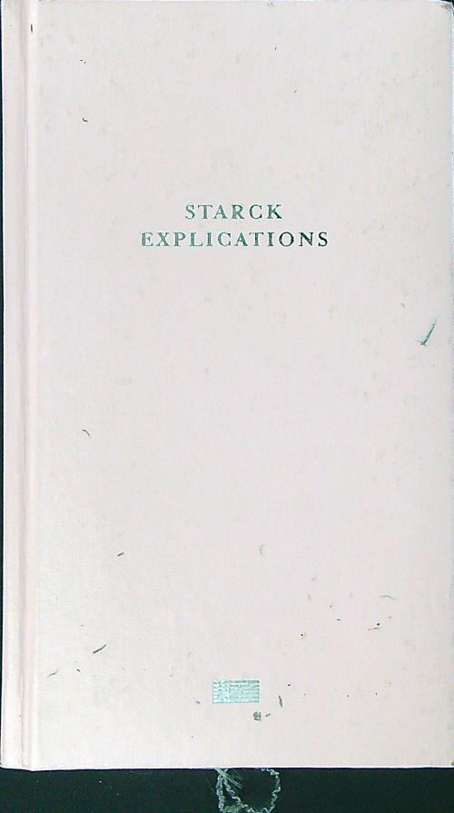 Starck explications - copertina