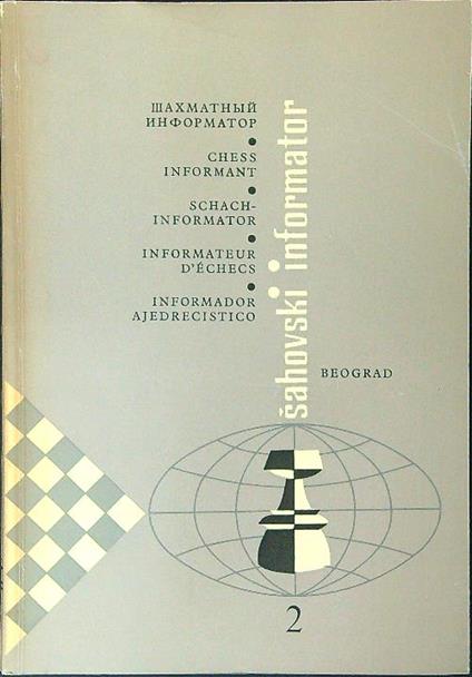 Sahovski informator 2 - copertina