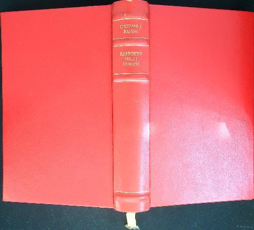 Rapporto sugli uomini - Giovanni Papini - copertina