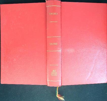 Storie - P. Cornelio Tacito - copertina