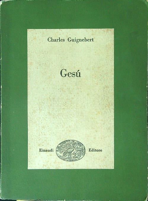 Gesù - Charles Guignebert - copertina