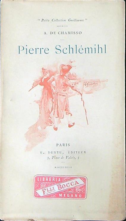 Pierre Schlemihl - copertina