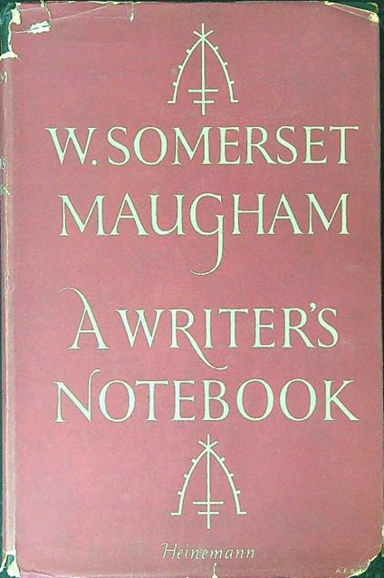 A writer's notebook - W. Somerset Maugham - copertina