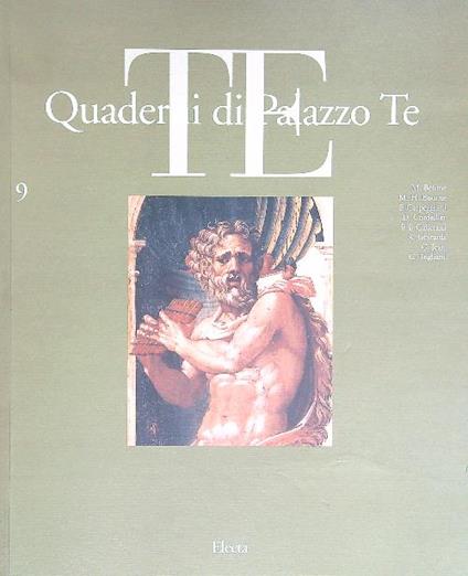 Quaderni di Palazzo Te n. 9 - copertina