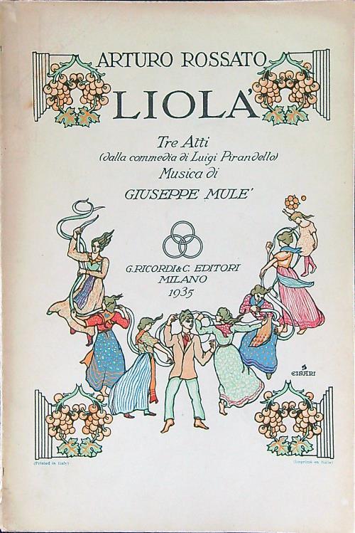 Liola - Arturo Rossato - copertina