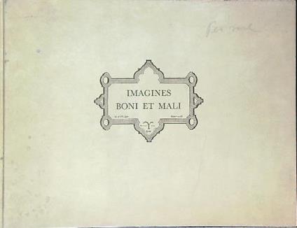 Imagines boni et mali - copertina