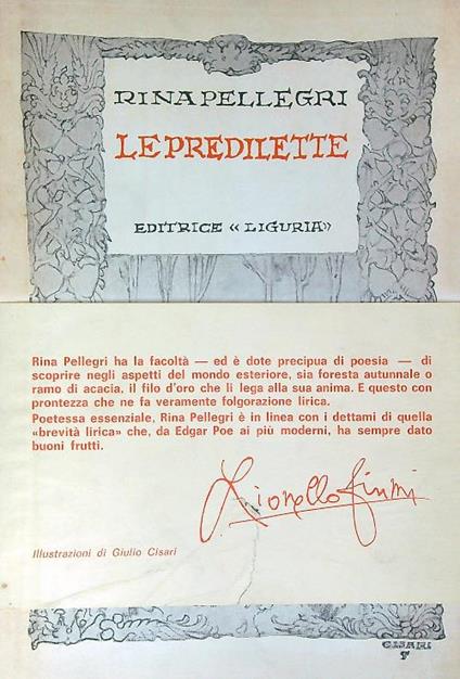 Le predilette - copertina