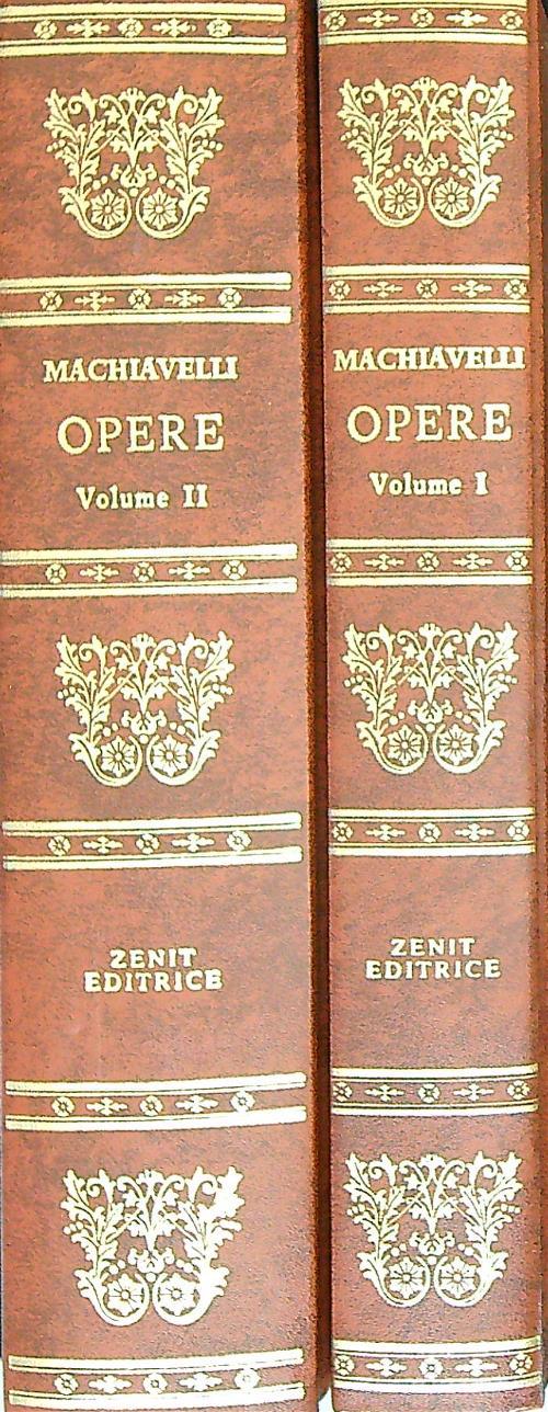 Opere. 2vv - Niccolò Machiavelli - copertina