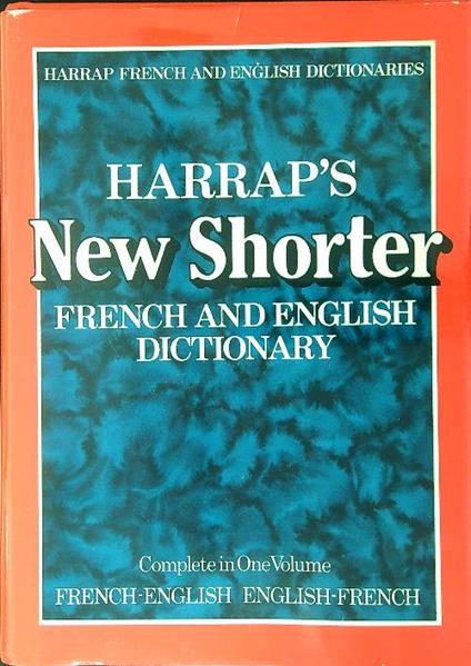 Harrap's New Shorter - copertina