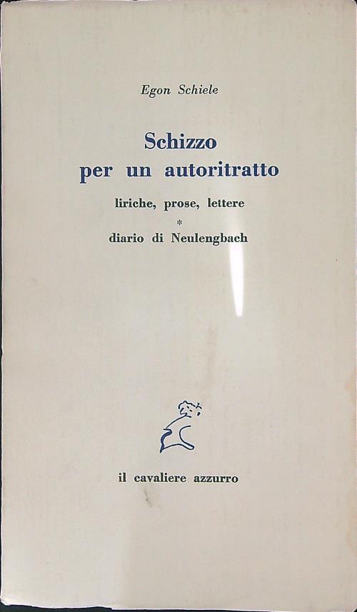 Schizzo per un autoritratto - Egon Schiele - copertina