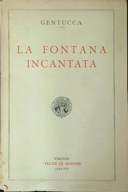 La fontana incantata - Gentucca - copertina