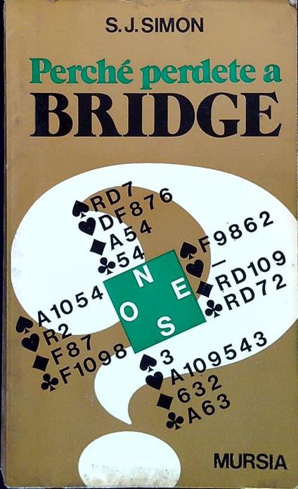 Perchè perdete a Bridge - copertina