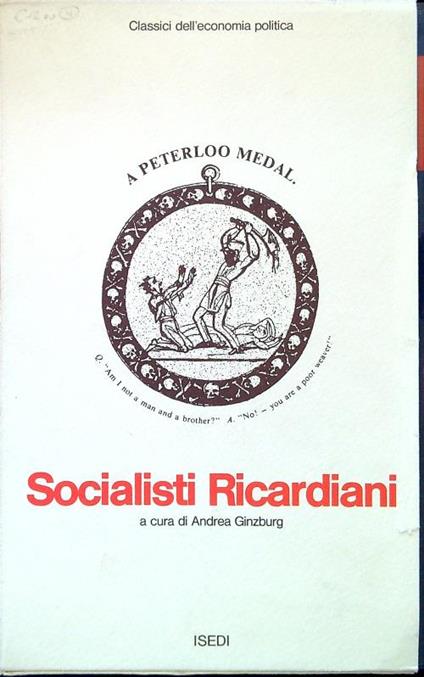 Socialisti Ricardiani - Andrea Ginzburg - copertina