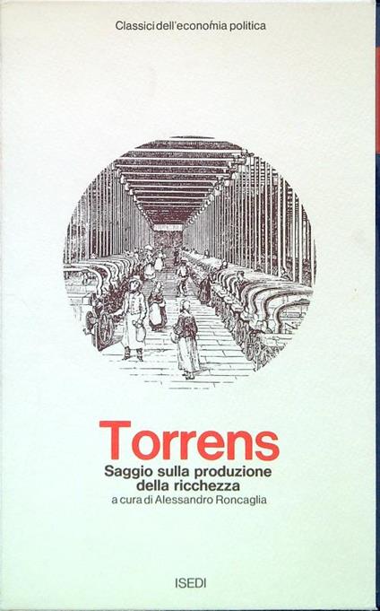 Saggio sulla produzione della ricchezza - copertina