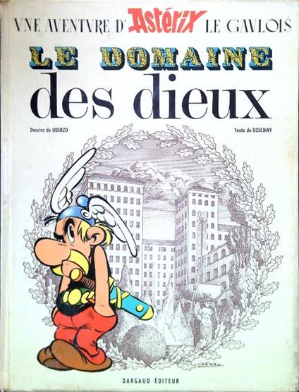 Le domaine des dieux - Albert Uderzo - copertina