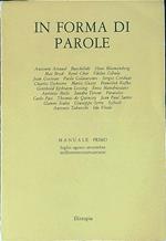 In forma di parole Manuale primo Luglio Agosto Settembre 1983