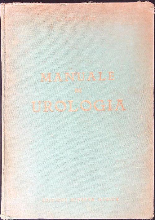 Manuale di urologia - G. Caporale - copertina