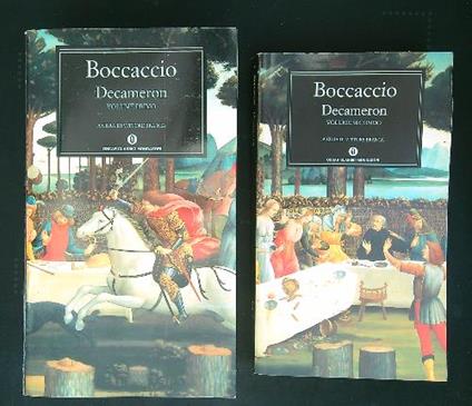 Decameron 2 vv - Giovanni Boccaccio - copertina