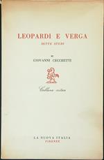 Leopardi e Verga