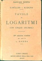 Tavole di logaritmi con cinque decimali