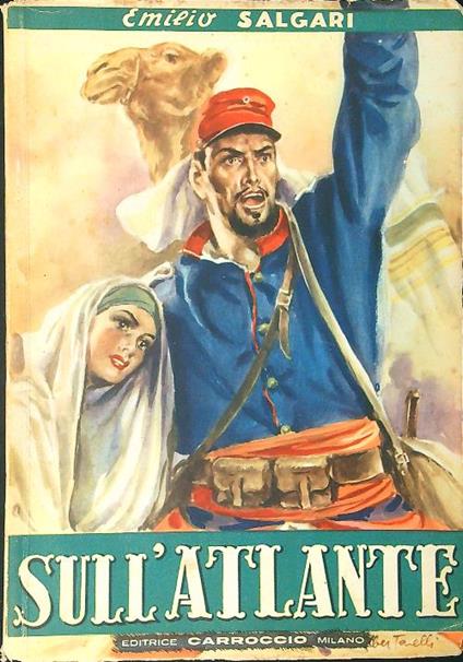 Sull'Atlante - Emilio Salgari - copertina