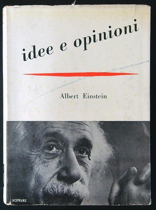 Idee e opinioni - Albert Einstein - copertina