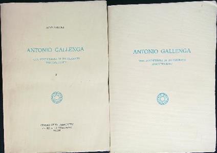 Antonio Gallenga 2 vv - Aldo Garosci - copertina