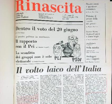 Rinascita 1976/II secondo semestre - copertina