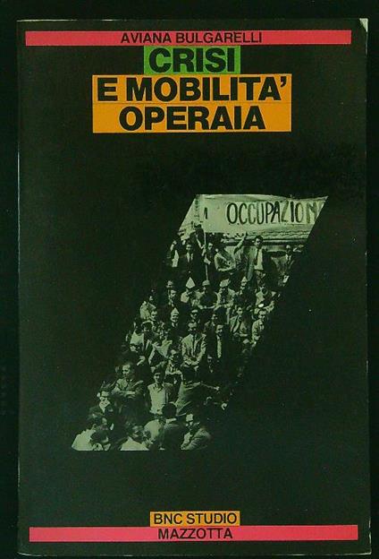 Crisi e mobilità operaia - copertina