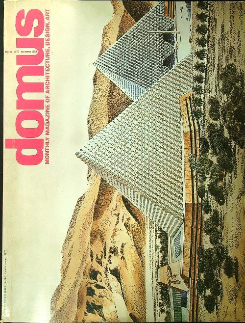 Domus n. 572/luglio 1977 - copertina