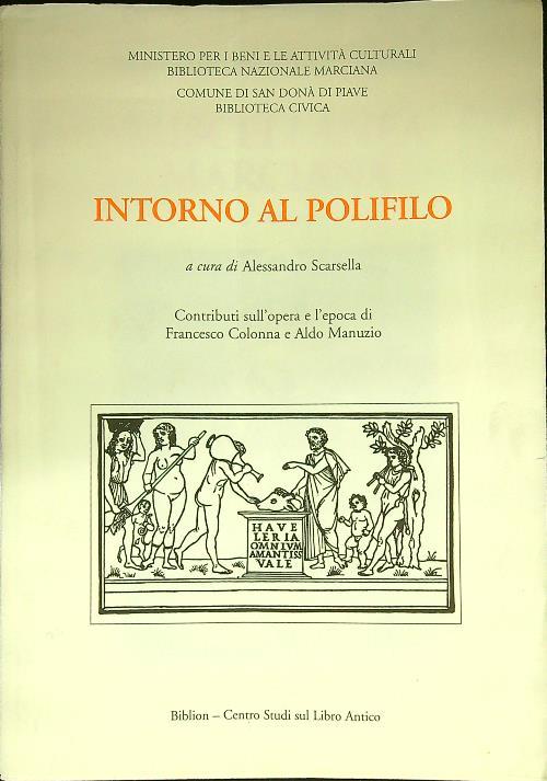 Intorno al polifilo - Alessandro Scarsella - copertina