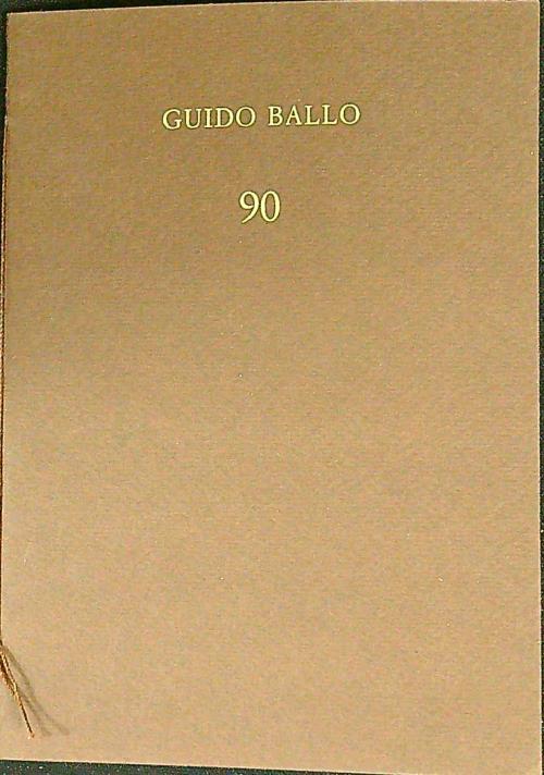 90   - Guido Ballo - copertina