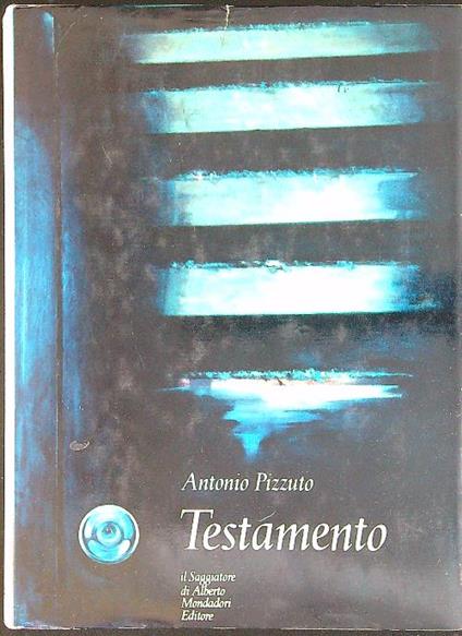 Testamento - Antonio Pizzuto - copertina