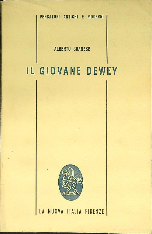 Il giovane Dewey - Alberto Granese - copertina