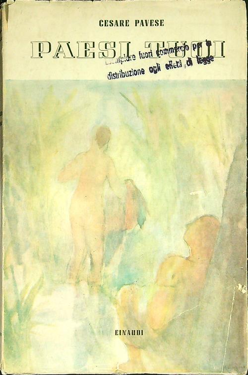 Paesi tuoi - Cesare Pavese - copertina