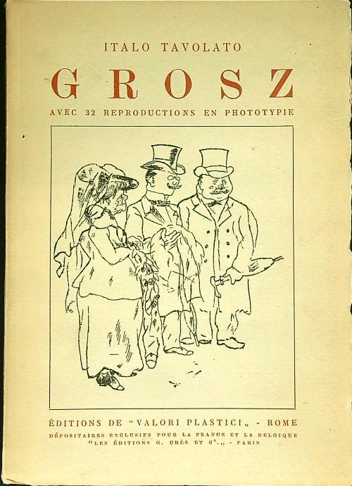 Grosz - autografato - copertina