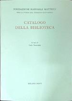 Catalogo della biblioteca
