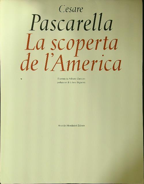 La scoperta de l'America - Cesare Pascarella - copertina