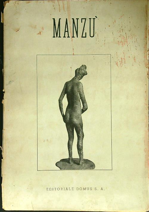 Manzù - copertina
