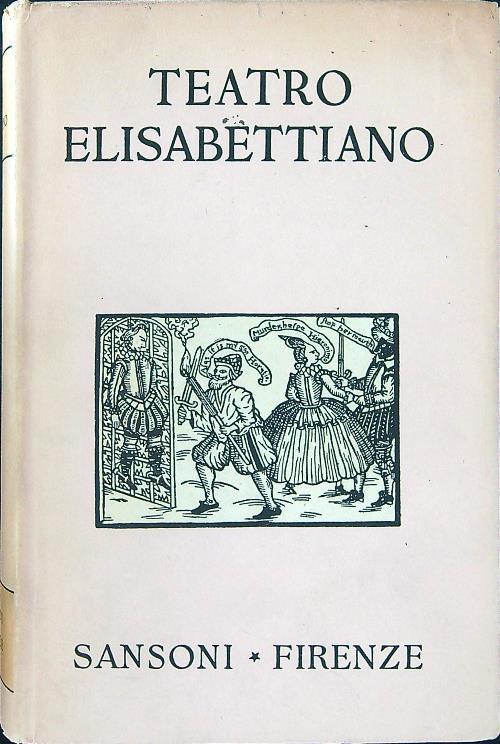 Teatro Elisabettiano - copertina