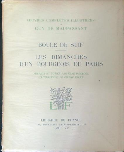 Oeuvres completes illustrees de Guy De Maupassant 15 vv - Guy de Maupassant - copertina
