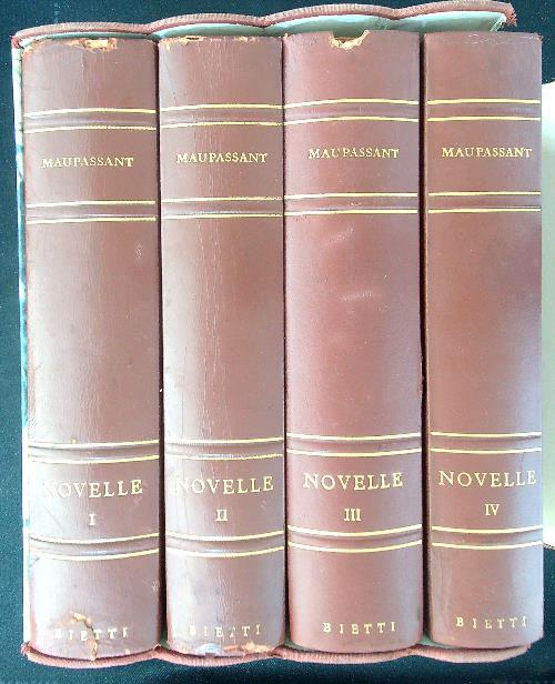 Novelle 4 vv - Guy de Maupassant - copertina