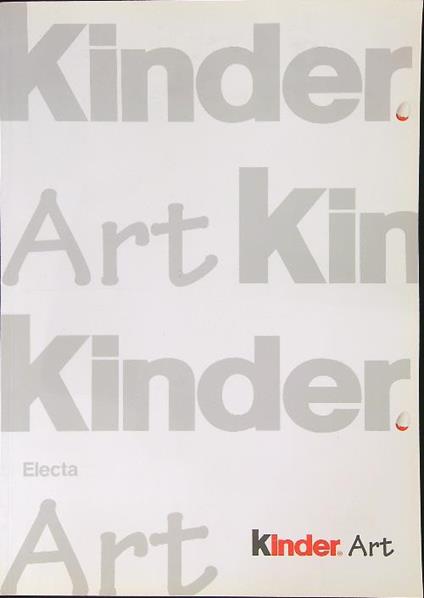 Kinder art - copertina