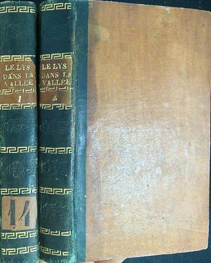 Le lys dans la vallee 2 vv - copertina