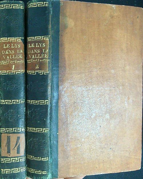 Le lys dans la vallee 2 vv - copertina